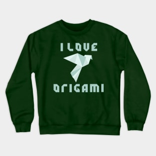 Origami pigeon Crewneck Sweatshirt